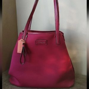 Coach Metro Quilted Chain Tote/Satchel